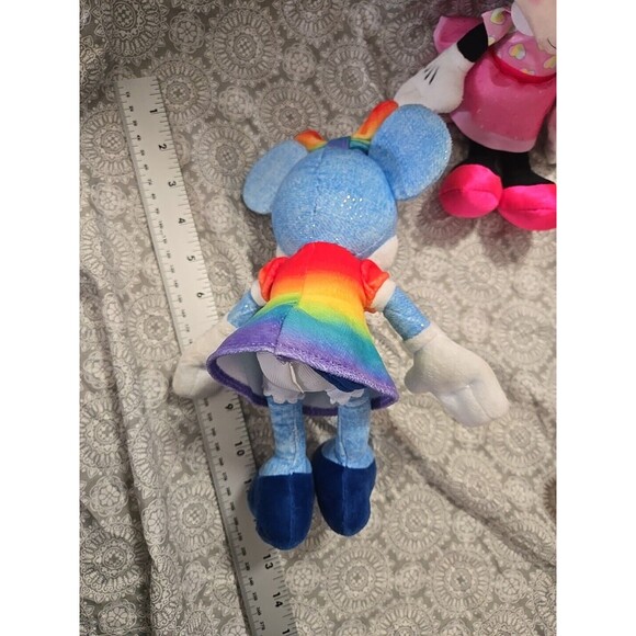 Disney Minnie Mouse Plush Bundle Lot of 3 Stuffed Animals Toy Tye Dye - Picture 6 of 9